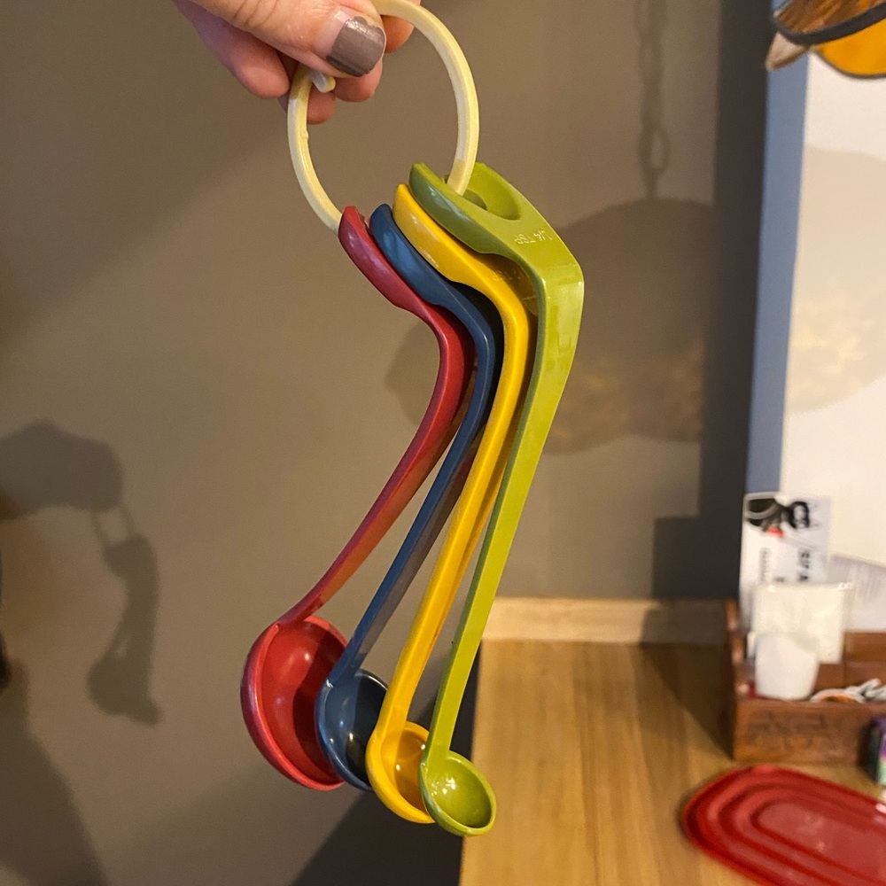 Vintage stacking measuring spoons